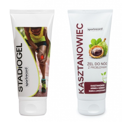 ZESTAW PRZECIW OBRZĘKOM: STADIOGEL 200 ML + KASZTANOWIEC 200 ML 50% TANIEJ